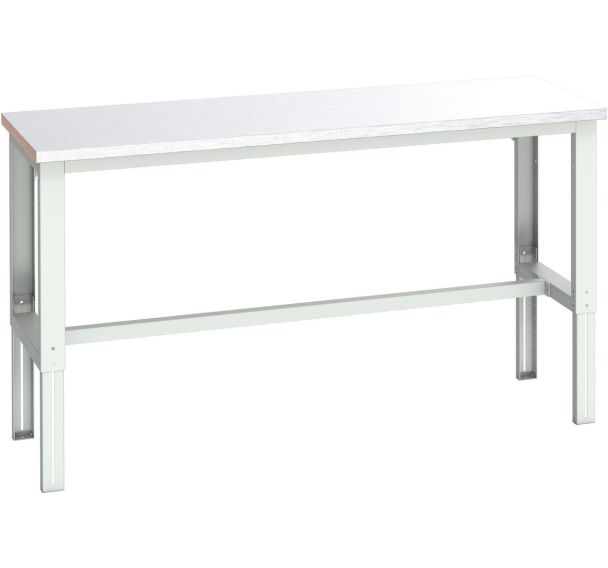 Banc Cubio revêtement en acier-2000x750x740-1140mm-Bleu