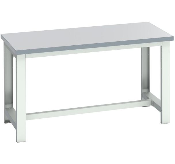 Banc Cubio stratifié-1500x750x840mm-Bleu