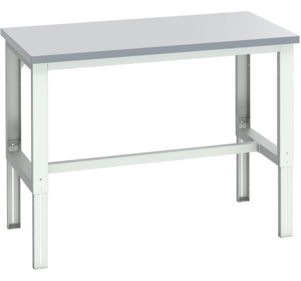 Banc Cubio stratifié-1500x900x740-1140mm-Bleu