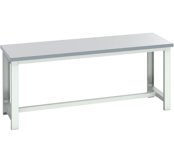 Banc Cubio stratifié-2000x750x840mm-Bleu