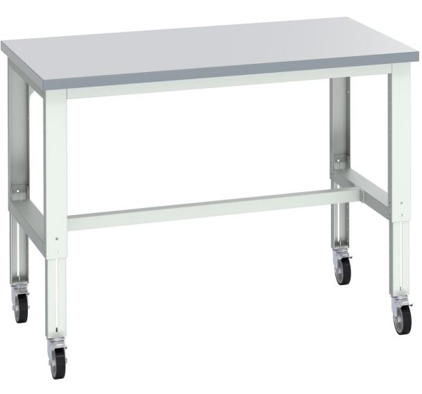 Banc Cubio sur roues-1500x900x840-1140mm-Bleu