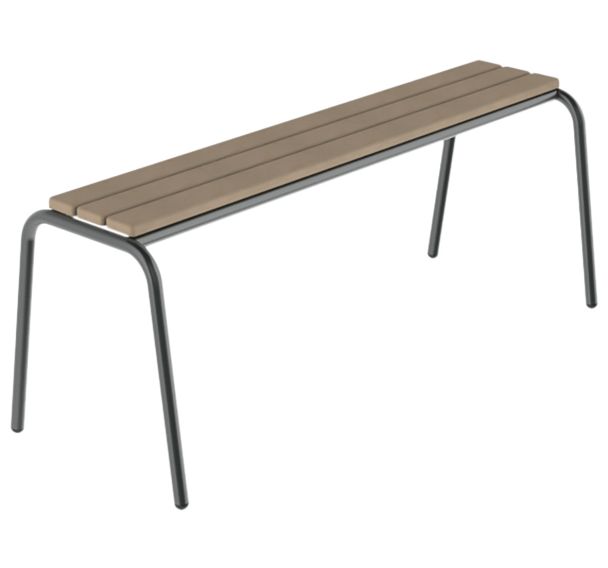 Banc Eben 120 cm hêtre massif blueprotech Mobidecor
