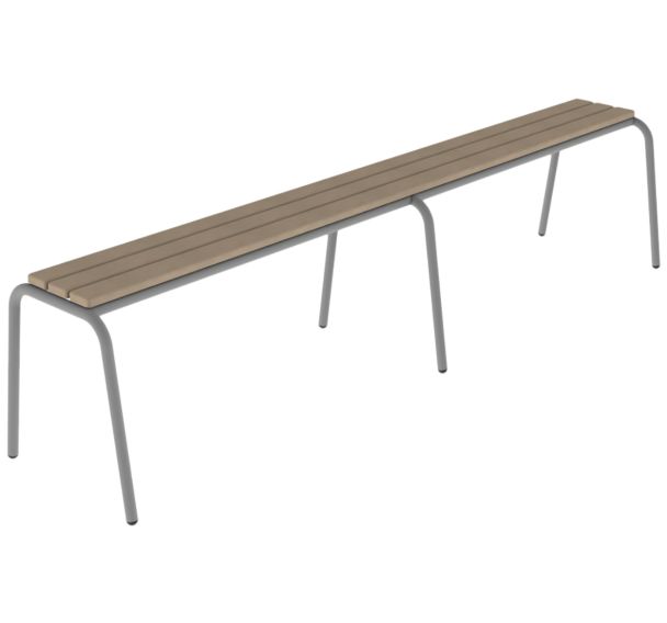 Banc Eben 200 cm hêtre massif blueprotech Mobidecor