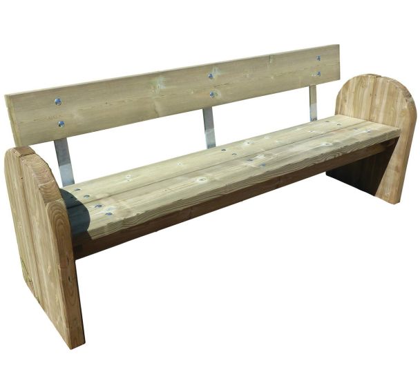 Banc Elite teinté vert