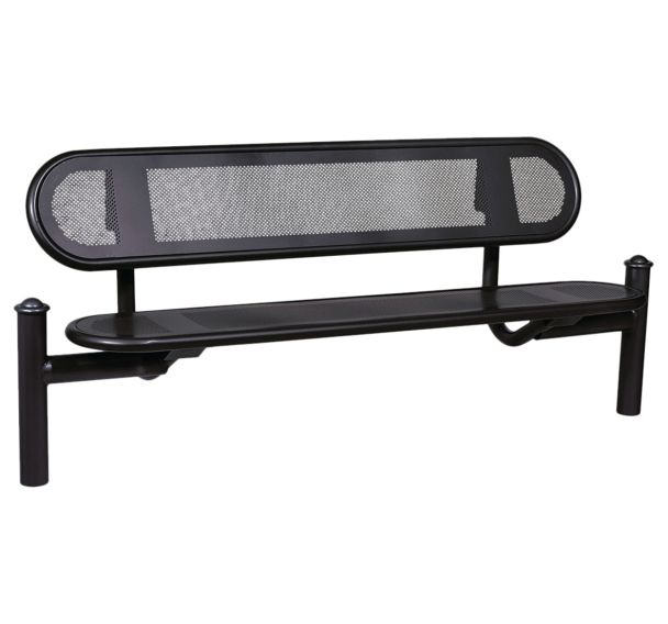 Banc Estoril 1.80 m acier pommeau Agora - Procity