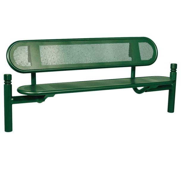 Banc Estoril 1.80 m acier pommeau City - Procity