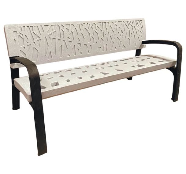 Banc HARLEM 170 cm - gris