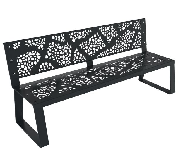 Banc HAVANE 1.80 m effet cailloux - BUTON DESIGN