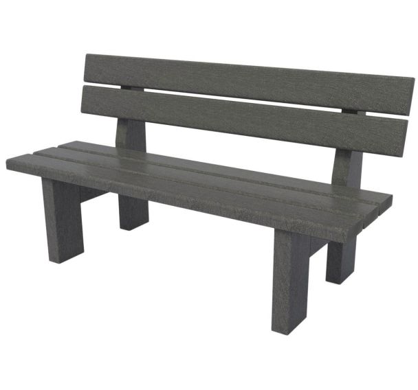 Banc Madrid maternelle plastique recyclé Espace Urbain