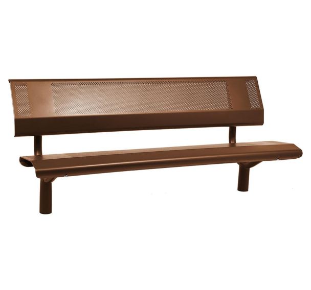 Banc Oslo acier - peint sur zinc - Procity