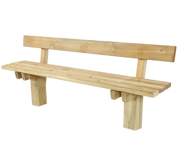 Banc Ouessant pin traité - Manutan Expert