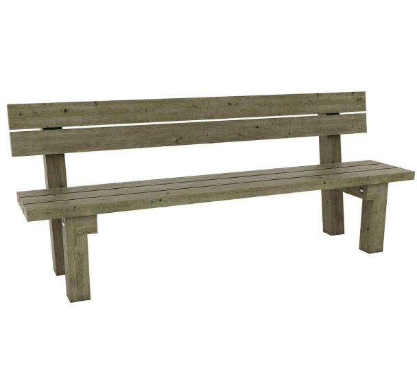 Banc Royan L 200 x 60 H 80 cm - pin traité
