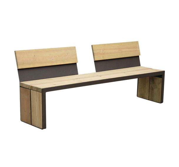 Banc Tor 2 m bois pin traité / acier