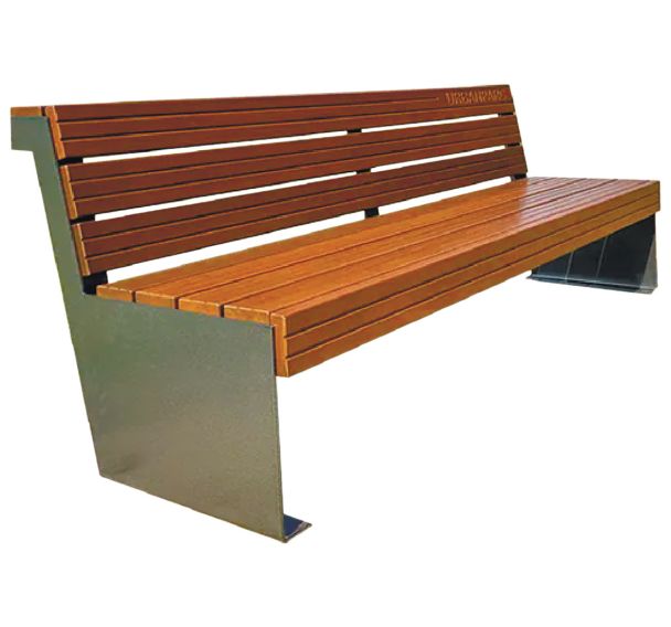 Banc VENDOME 180 cm bois/acier