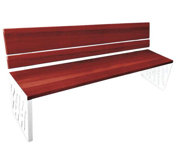 Banc Venise 1.80 m acier/bois - Procity