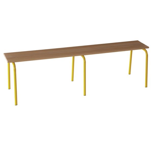 Banc assise 3 lames sans dossier - Manutan Expert