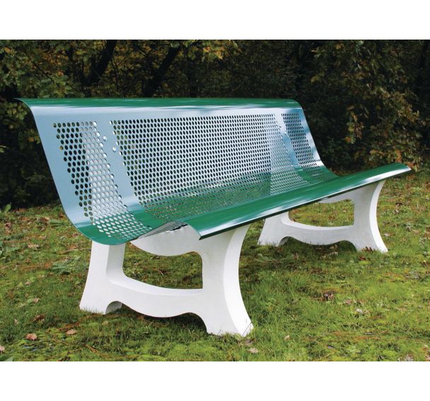 Banc béton/acier Métro
