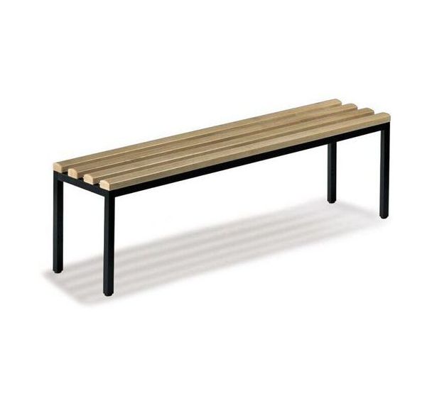 Banc de vestiaire simple assise bois CP