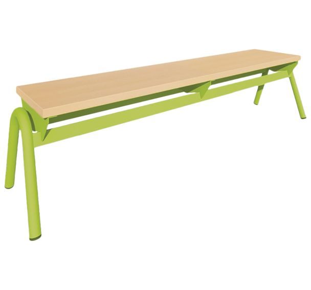 Banc empilable assise hêtre L 138 cm-Vanerum