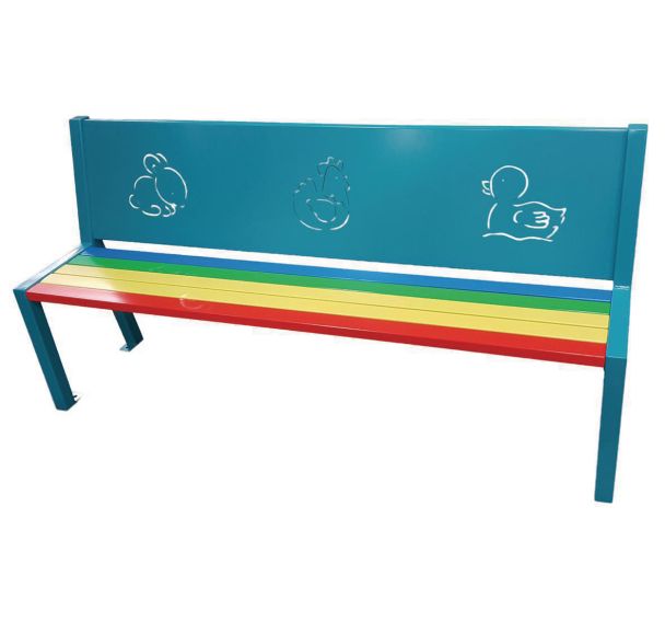 Banc enfant pour école papayer