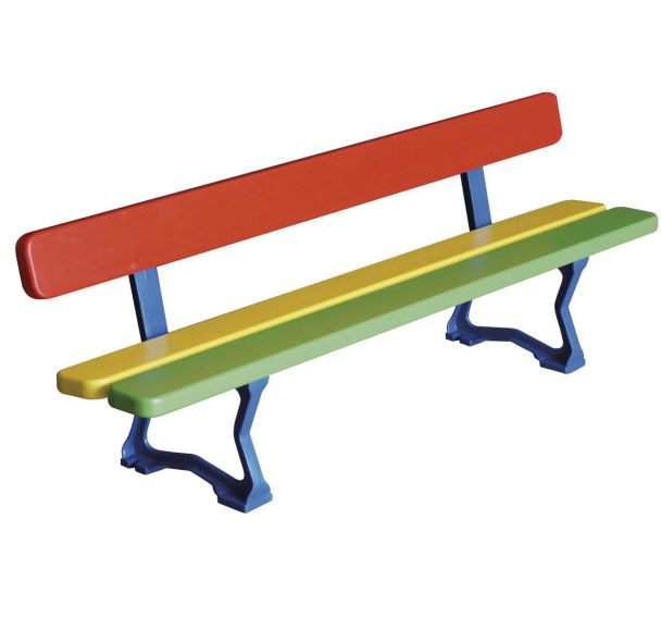 Banc multicolore