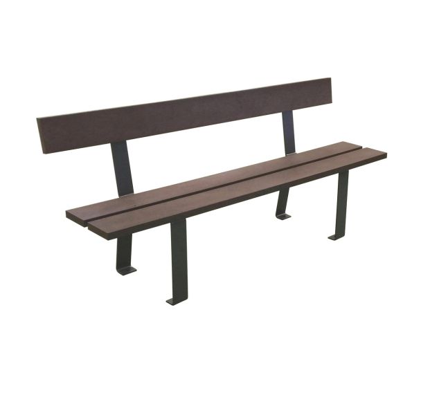Banc pieds acier laqué - en kit