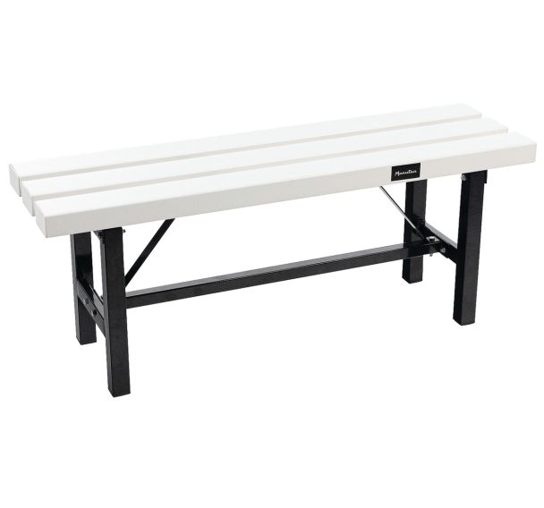 Banc pvc blanc - À monter - Manutan Expert