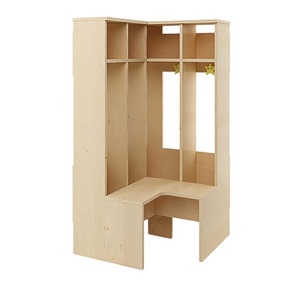 Banc vestiaire d'angle Vita 4 personnes