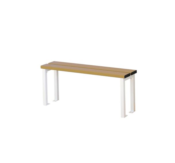 Banc vestiaire sur pieds longueur GES Assise bois