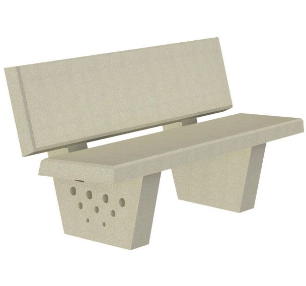 Bancs ROMA -  Hauteur: 44 cm