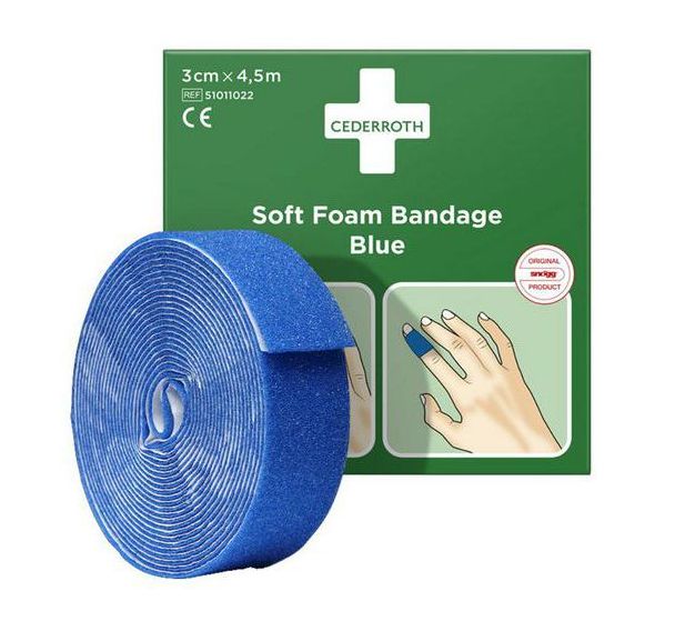 Bandage détectable en mousse souple - Cederroth