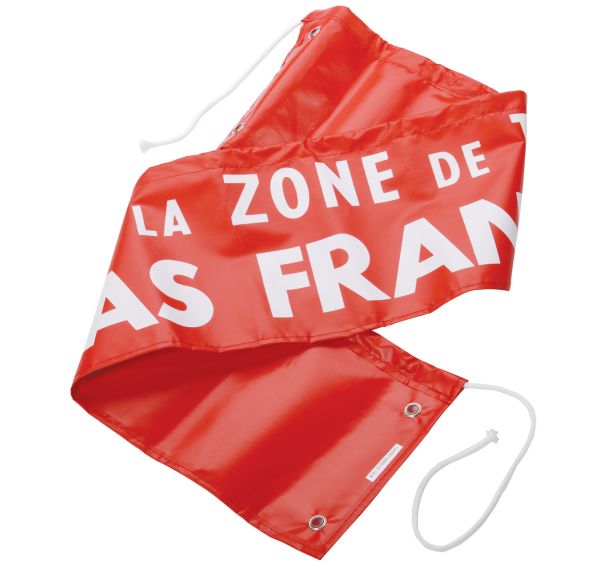 Banderole sécurité ''ne pas franchir'' flexible
