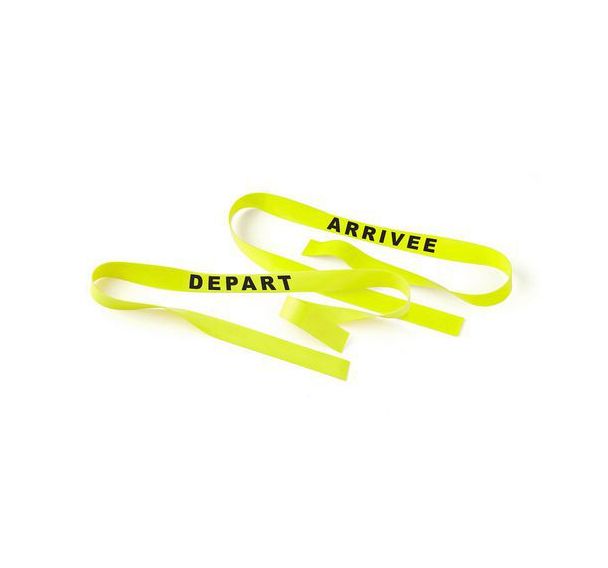 Bandes marquage départ-arrivée