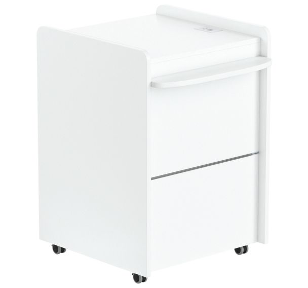 Banque accueil mobile Eden 2 portes largeur 80 cm profondeur 80 cm MBA