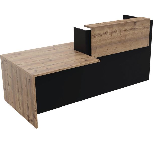 Banque d'accueil Filia+ module PMR à droite 242,5 cm - Buronomic