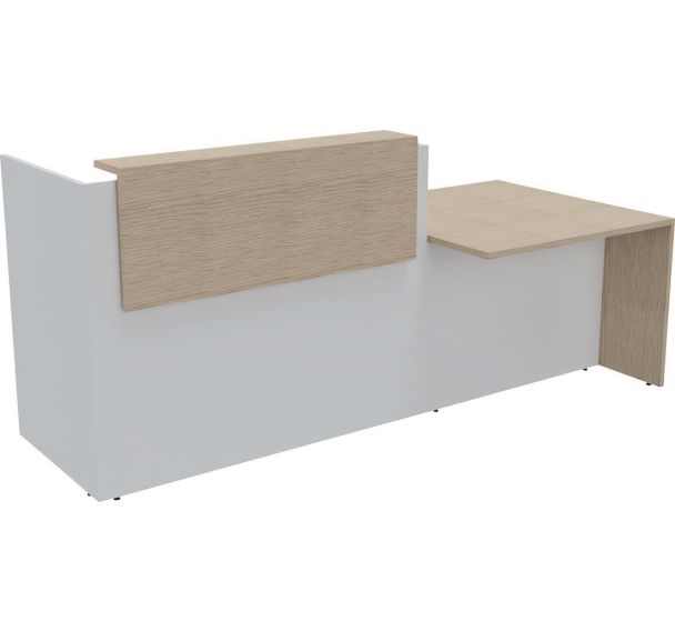 Banque d'accueil Filia+ module PMR à gauche 242,5 cm - Buronomic