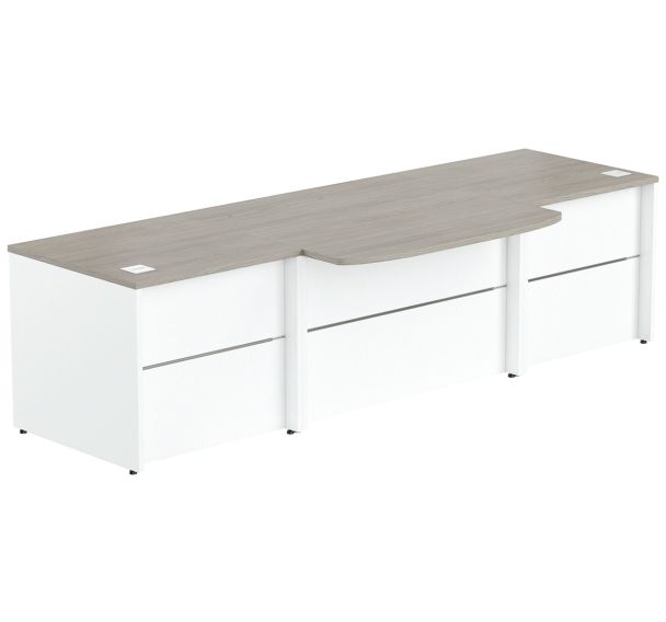 Banque d'accueil Tara module bas PMR centré - MBA