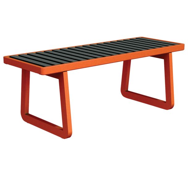 Banquette Aréna droite 120 cm Ipra/alu - Urbemob