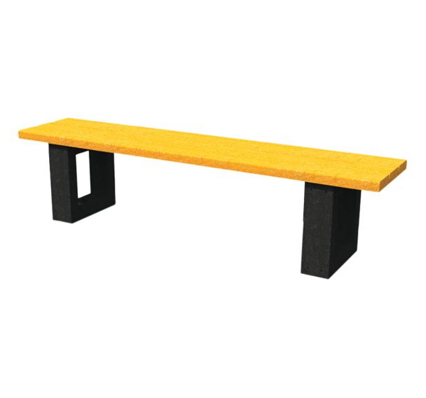 Banquette ESCAPADE primaire 150 cm plastique recyclé - Espace Urbain