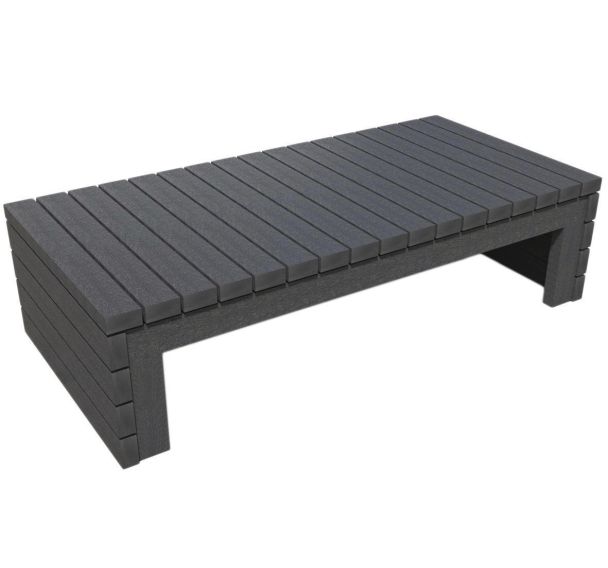 Banquette Emergence large plastique recyclé Espace Urbain