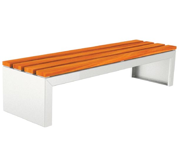 Banquette ROMANS 196 cm bois/acier