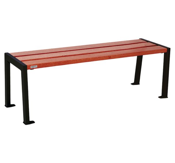 Banquette Silaos acier et bois - Procity