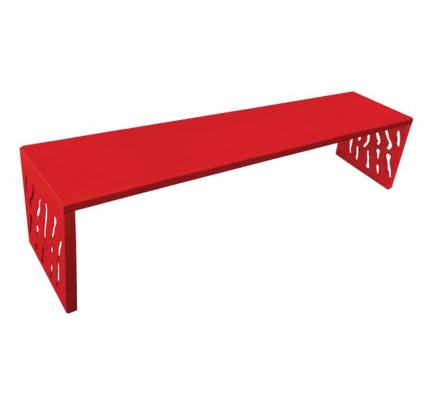 Banquette Venise acier 1.80 m - Procity