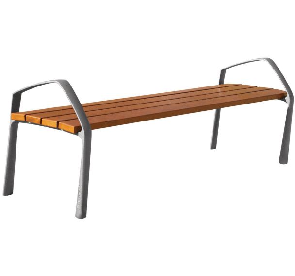 Banquette bois métal Néo 180 cm Coloris naturel