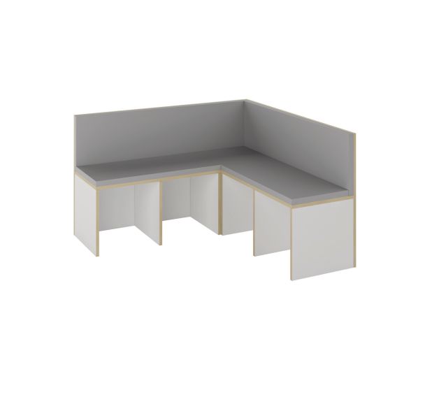 Banquette d'angle Filos assise mousse grise