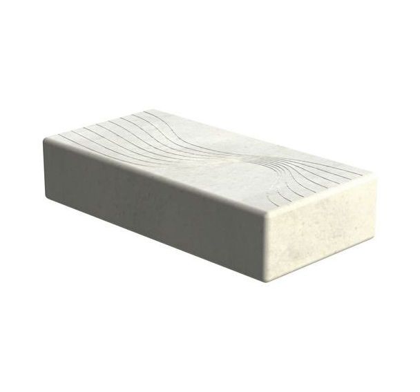 Banquette droite Alera ocre lisse