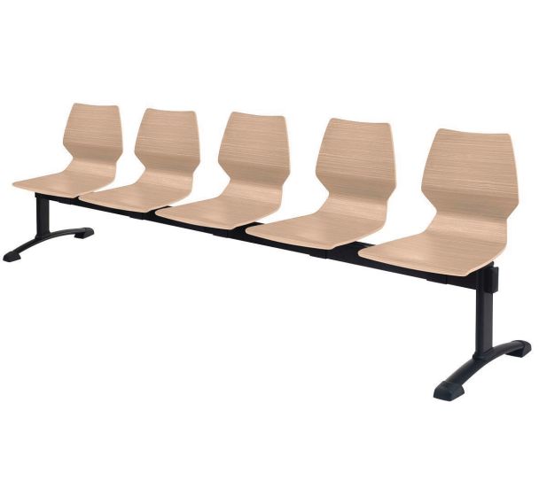 Banquette poutre FUSIO 5 places GGI