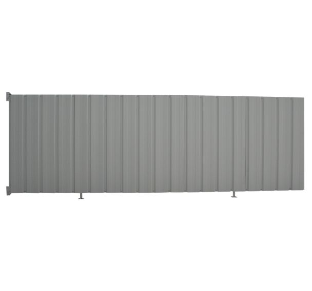 Bardage arrière pour abri cycle simple face - Toiture plane