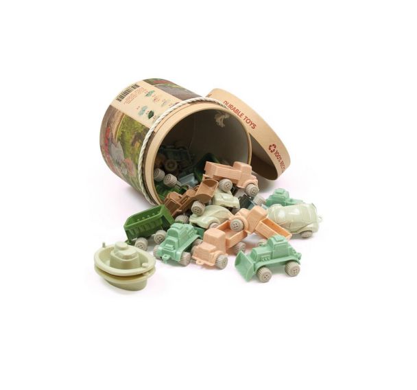 Baril 20 pièces 7 cm Flexitoys