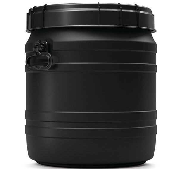 Baril grande ouverture scellable homologué UN-X - 6 à 55 L - Anti-UV - Curtec
